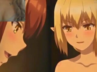 Tres chicas se comen 埃爾 精液 德 un joven pajero - 無盡 isekai harem parte 1 melinamx