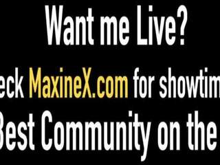 Asian dirty clip Fanatic Maxine X Milks manhood with Her Feet & Warm Mouth