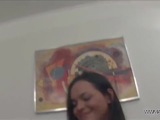 Ass fisting before hardcore fuck for young brunette babe
