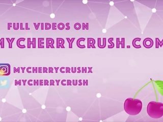 Attractive BOOTY TEASING IN PANTIES AND MASTURBATING WITH TOYS - CHERRYCRUSH