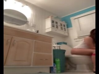Teen young woman Sitting on Toilet, Free dirty movie vid 8b | xHamster