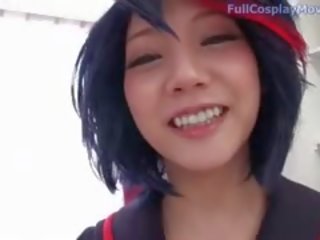 Ryuko matoi desde matar la matar cosplay x calificación vídeo mamada