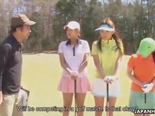 Asiatisch golf anruf mädchen wird gefickt auf die ninth loch: erwachsene video 2c | xhamster