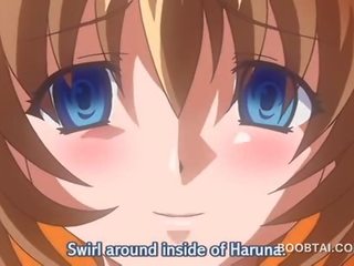 Niebieski oczy anime pokojówka cycek pieprzenie za duży