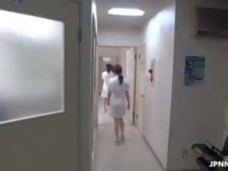 Japonská zdravotní sestra dostane nezbedný s a těžký nahoru part6