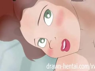 Ủi khổng lồ hentai - tắm với annie