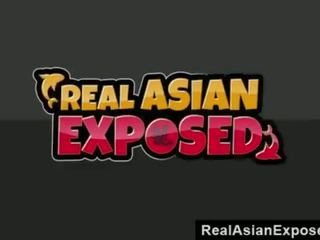 RealAsianExposed - charming Lucy sodomized by her bf