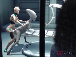 মহিলা পর্ণ android নাটক সঙ্গে একটি পরদেশী মধ্যে ঐ sci-fi lab | xhamster