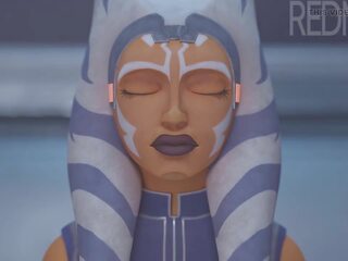 Žvaigždė wars - ahsoka tano jedi mokymas čiulpimas (animation su garso)