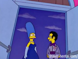 Simpsons erwachsene klammer - marge und artie afterparty