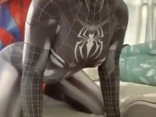 Spider zentai pieprzyć: darmowe dorosły film vid 6c