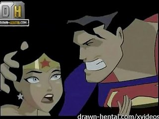 Justice league porno - superman pre diviť žena