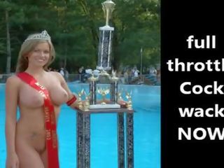 Memikat telanjang babes compete dalam yang aci mengusap pertandingan