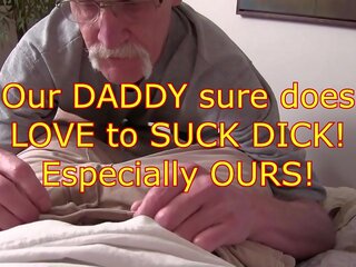 Watch our Taboo DADDY suck cock