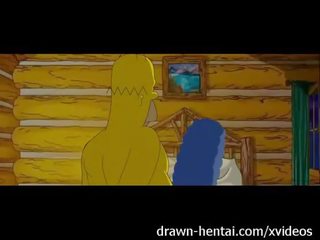 Simpsons 臟 電影 - 成人 夾 夜晚